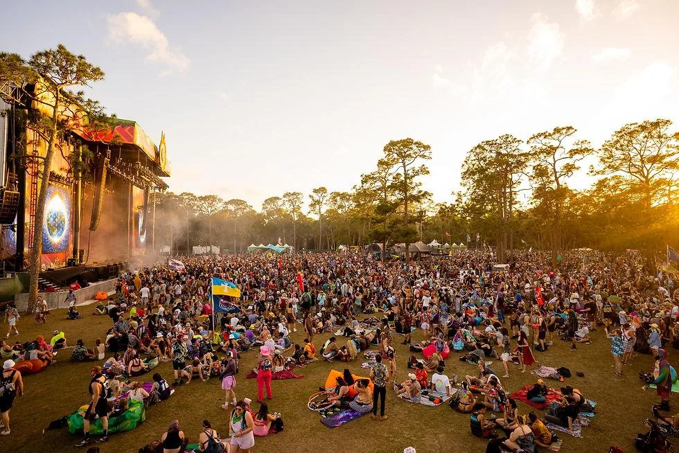 A sunny afternoon at the festival — festival photograph